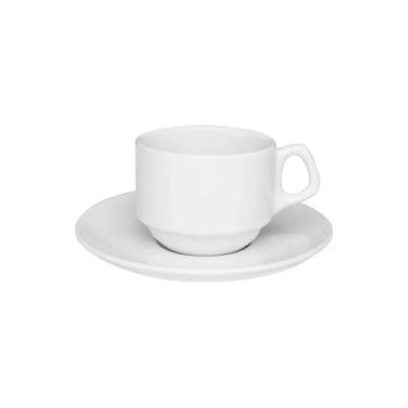 Imagem de Xícara De Chá E Pires Empilha 200ml Hotel Restaurante Oxford