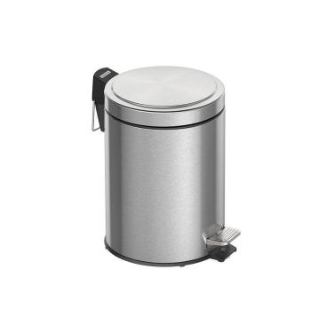 Imagem de Lixeira Tramontina Prime Brasil Plus Com Pedal 5l Redonda Scotch Brite Unica