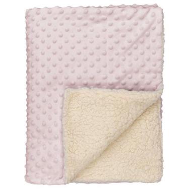 Imagem de Cobertor Dupla face para Bebê 90 cm x 1,10 m Baby Joy, Rosa