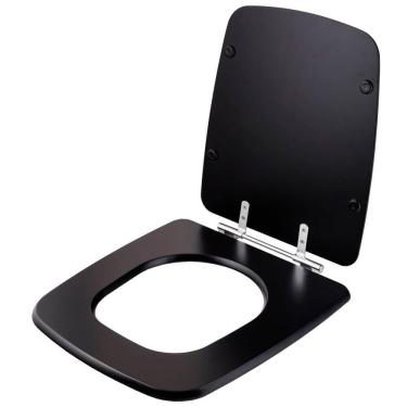 Imagem de Tampa De Vaso Sanitario Poliester Boss Noir Preto Fosco