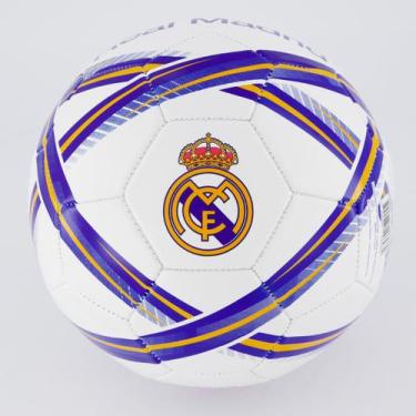 Imagem de Bola Real Madrid Estádios 24 Campo Branca e Azul - Sportcom, 05