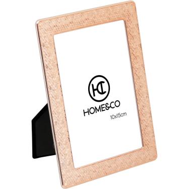 Imagem de Porta-Retratos Metal Dourado 10X15 Home&Co Ferrara 18X13X1Cm