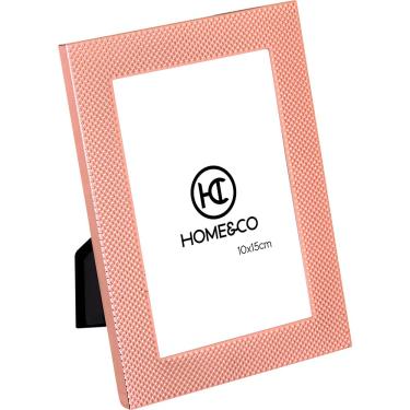 Imagem de Porta-Retratos Metal Cobre 10X15 Home&Co Marietas 18X13X3Cm