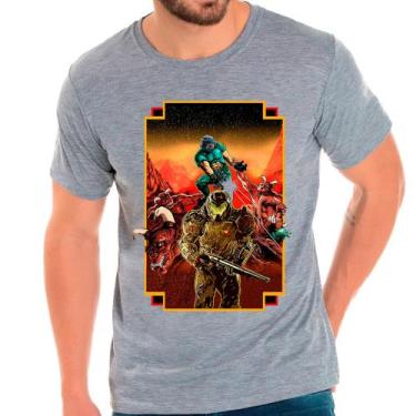 Imagem de Camiseta doom jogos games camisa masculina lançamento 01 - DESIGN CAMI