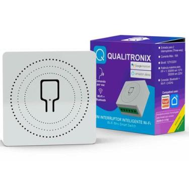 Imagem de Mini Interruptor Inteligente Wi-Fi Qualitronix