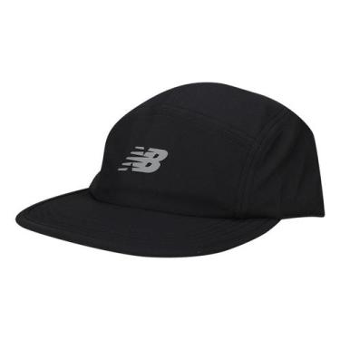 Imagem de Boné New Balance Every Day Trainer 5 Panel, Preto, Único