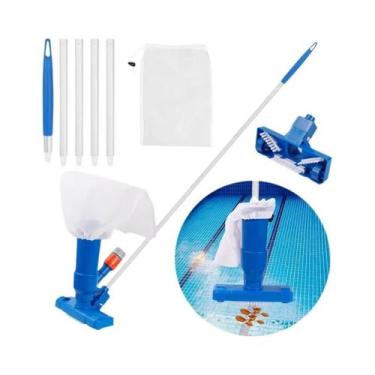 Imagem de Ferramenta De Limpeza De Piscina, Escova Subaquática Com Rede, Acessór