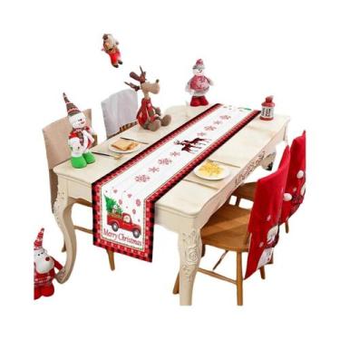 Imagem de Caminho De Mesa De Natal Para Decoração De Casa, Festa De Natal 2024, 