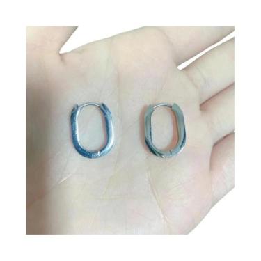 Imagem de Brincos De Argola Em Aço Inoxidável Com Runas Vikings Pretos Para Home