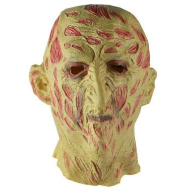 Imagem de Máscara facial para festa de Halloween Scary Spooky Face Cover - yiwei