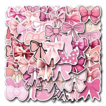 Imagem de Adesivos Coquetes, laços, vinil impermeável, anime, 110 unidades - yiw