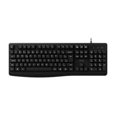 Imagem de Teclado AOC KB120, USB, 104 Teclas, ABNT, Resistente a Derramamento, Preto - KB120 BK-Unissex