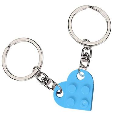 Imagem de Chaveiro Brick Best Friend para casal de amigos (azul) - HZMM