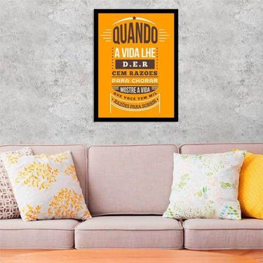 Imagem de Quadro Decorativo Razões Para Sorrir
