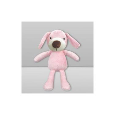 Imagem de Bicho de Pelúcia Laço Bebê, 9X25, Cao rosa