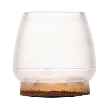 Imagem de 16 Protetores de Piso para Pés de Cadeira Lyor Silicone