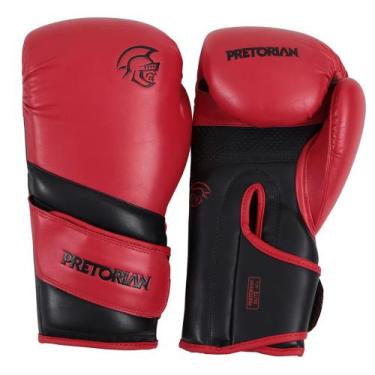 Imagem de Luva De Boxe Muay Thai Kickboxing Elite Vermelha/Preta - Pretorian, 12