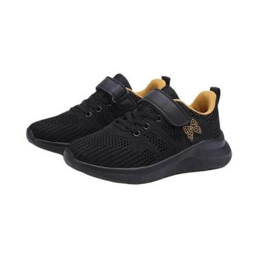 Imagem de Tênis Esportivos Respiráveis Para Meninas Com Estampa De Desenho Anima