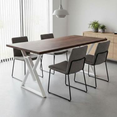 Imagem de Base De Mesa Tóquio Para Tampos De Madeira Até 1,80m X 0,90m - Loja da