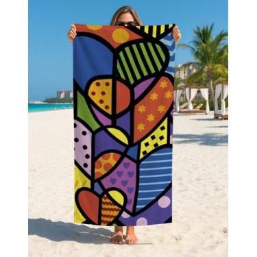 Imagem de Toalha Banho E Praia Amuletos Proteção Olho Gordo Protegido - Use Thuc