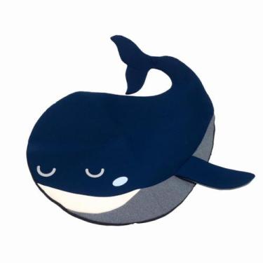 Imagem de Tapete Infantil Baleia Azul Fom Macio e Decorativo FOM TAPBA