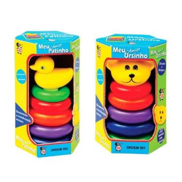 Imagem de 2 Brinquedos Educativo Bebê 1 Ano Menino Menina - Pica Pau Brinquedos