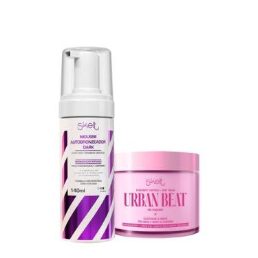 Imagem de Kit Skelt Mousse Autobronzeador e Urban Beat Hidratante Corporal (2 pr