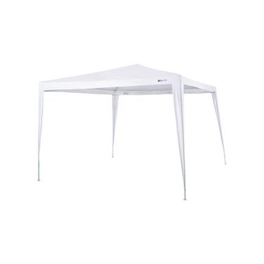Imagem de Gazebo Desmontável Fiesta para Praia e Camping com Teto em Polietileno Impermeável Aluminizado Branco Branco