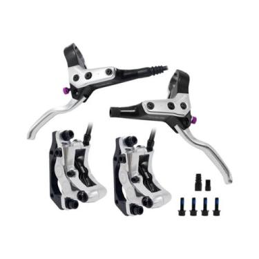 Imagem de Freio a Disco Hidráulico Ultraleve TANKE MTB 4 Pistões Com Pastilhas D