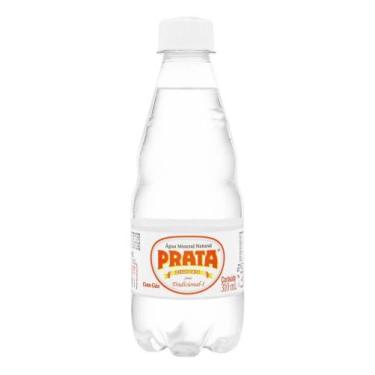 Imagem de Água Mineral Prata Fonte Com Gás Garrafa PET 310 mL Baixo Só