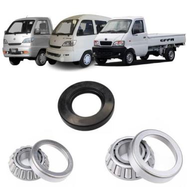 Imagem de Rolamentos Pinhão Diferencial Effa Kit - AD Parts