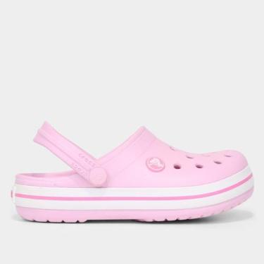Imagem de Crocs Infantil Crocband Clog Unissex, Rosa, 34