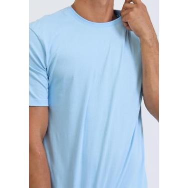 Imagem de Camiseta Básica Masculina Reforçada Ombro a Ombro Algodão - Techmalhas