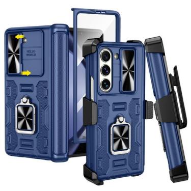 Imagem de Funda VEGO para Samsung Galaxy Z Fold 5 con Soporte Giratorio y Funda 