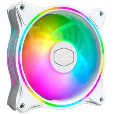 Imagem de Cooler FAN Cooler Master MF120 Halo, ARGB, White Edition, Loop Duplo - MFL-B2DW-18NPA