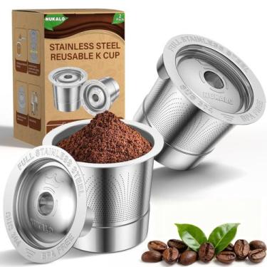 Imagem de Cápsulas K reutilizáveis NUKALO em aço inoxidável para Keurig 1.0