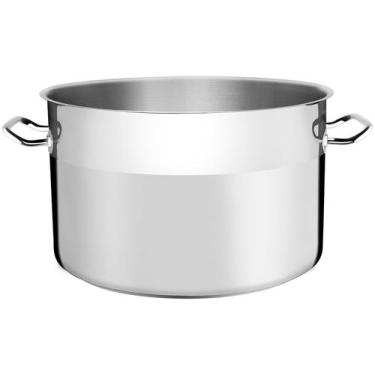 Imagem de Panela Caldeirão Tramontina Professional Aço Inox Fundo Triplo sem Tam