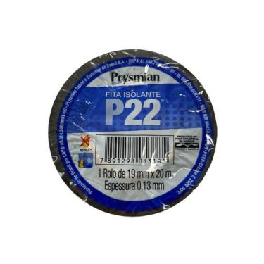 Imagem de Fita Isolante P22 19mm X 20 Metros Prysmian