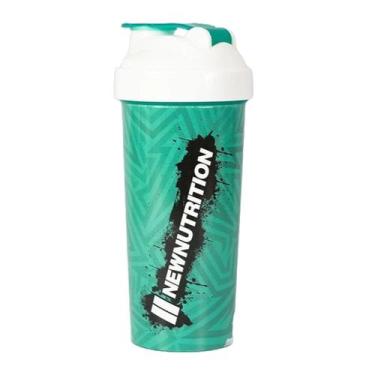 Imagem de Coqueteleira Slim Estampada - 600ml Verde Água - NewNutrition
