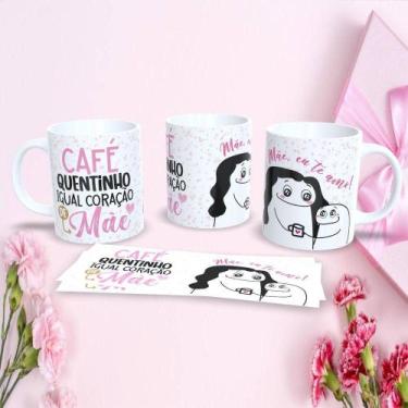 Imagem de Caneca Dia das Mães Flork 325ML Estampa 27 em Porcelana Branco Outras 