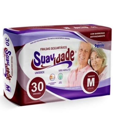Imagem de Fralda Suavidade Descartavel Adulto Idosos Geriatrica - Diguinho, M