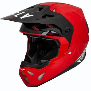 Imagem de Capacete Cross Fly Formula Slant Vermelho Moto Cross Trilha, 58