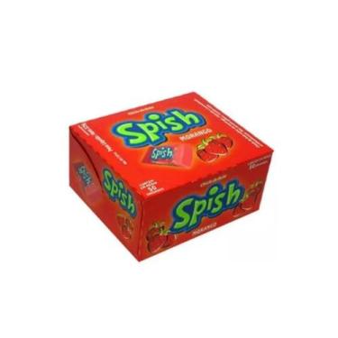 Imagem de Chiclete Spish 40Unid 160g- Sukest Escolha o Sabor, Morango