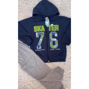 Imagem de Conjunto Moletom Masculino Infantil  76 - Analê, 4