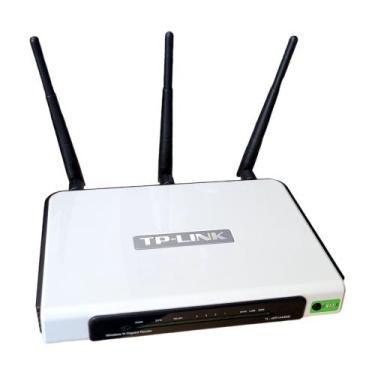 Imagem de Roteador Wireless Tplink 300mbps 3 Antenas Tlwr1043nd Branco - TP-Link