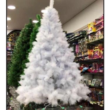 Imagem de Árvore de Natal Luxo Branca 1,20m - 170 Galhos- A0112B Modelo Luxo - U