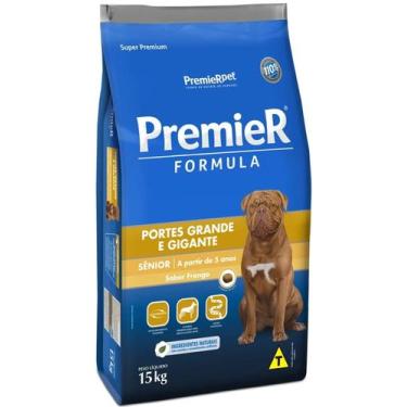 Imagem de Ração Premier Formula Cães Sênior Raças Grandes Frango 15kg - PremieR 