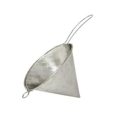 Imagem de Coador funil peneira passador inox 17cm*13cm - ADEMIR