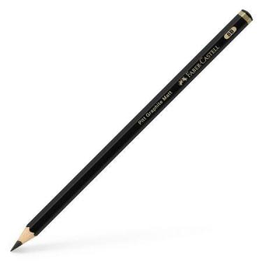 Imagem de Lápis preto Pitt Grafite Matt 8B - Faber-Castell