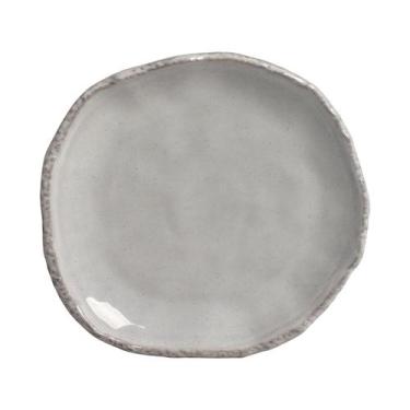 Imagem de Conjunto com 4 Pratos de Sobremesa Orgânico Eco Quartzo Ø19cm - Porto 